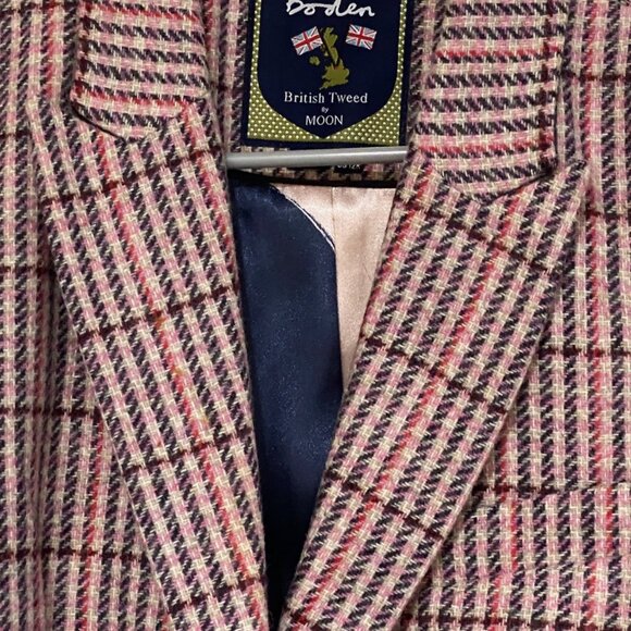 Boden British Tweed Blazer by Moon – Size 12US – Excellent Condition! - Picture 3 of 8